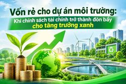 Vốn rẻ cho dự án môi trường: Khi chính sách tài chính trở thành đòn bẩy cho tăng trưởng xanh