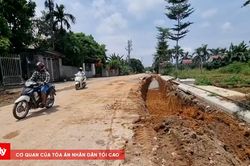 Nh&igrave;n v&agrave;o vấn đề thi c&ocirc;ng đường giao th&ocirc;ng tại Xu&acirc;n Mai, H&agrave; Nội