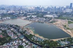 Hồ điều hòa tăng hiệu quả chống ngập, mở rộng không gian xanh