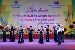 Xã Tam Kim đoạt giải nhất toàn đoàn tại Liên hoan Tiếng hát dân ca người cao tuổi tỉnh