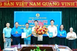 Thành lập Công đoàn cơ sở Công ty cổ phần di chuyển xanh Đông Bắc chi nhánh Cao Bằng
