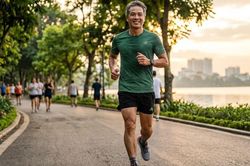 Mỡ m&aacute;u cao: Chạy bộ buổi s&aacute;ng hay chiều tốt hơn ở nam giới tuổi 50?