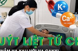 Người đàn ông 41 tuổi suýt liệt tứ chi vì nhầm hạ kali với hạ canxi