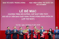 Bế mạc Chương trình bồi dưỡng, cập nhật kiến thức đối với Ủy viên Trung ương Đảng khóa XIV