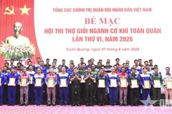 Hội thi thợ giỏi ngành cơ khí toàn quân lần thứ VI: Nâng cao tay nghề, làm chủ công nghệ hiện đại