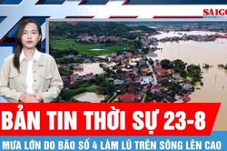 Bản tin thời sự 23-8: Dự báo bão số 4 sẽ mạnh lên cấp 9, giật cấp 11