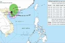 Bão số 4 gây mưa to, cách Quảng Ninh khoảng 130km