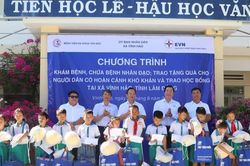 Nhà máy Nhiệt điện Vĩnh Tân 4: Đồng hành vì sức khỏe, an sinh xã hội nơi địa bàn đóng quân