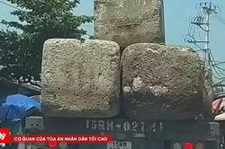 Chở hàng hóa không chằng buộc, tài xế bị phạt 10 triệu đồng