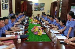 Phối hợp sinh hoạt chuyên đề về thân thế, sự nghiệp đồng chí Hoàng Văn Thụ