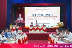 Trường Chính trị Trần Phú bàn giải pháp nâng cao chất lượng cán bộ chủ chốt cấp phường