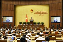 Ngày 23/8, Quốc hội thông qua 6 dự án luật, thảo luận về Bộ luật Hình sự sửa đổi