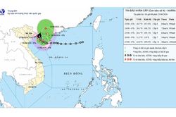 Bão số 4 không thay đổi cường độ cách Hải Phòng khoảng 120km
