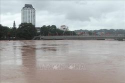 Lạng Sơn: Nước sông Kỳ Cùng dâng cao, nhiều tuyến đường ngập úng cục bộ