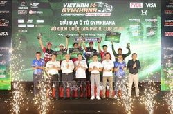 Trao giải Cuộc đua ô tô Gymkhana Vô địch Quốc gia