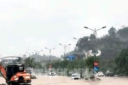 Ảnh hưởng bão số 4: Mưa lớn diện rộng ở Quảng Ninh gây thiệt hại khoảng 15 tỷ đồng