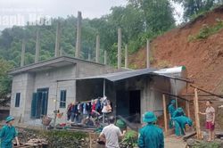 Sạt lở ta luy dương, 6 hộ dân ở xã Hiền Kiệt bị ảnh hưởng