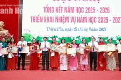 Xã Thiệu Hoá triển khai nhiệm vụ năm học 2026-2027