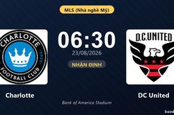 Nhận định Charlotte vs DC United: Điểm nóng cuộc đua tốp đầu