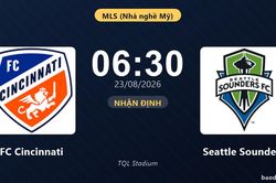 Nhận định FC Cincinnati vs Seattle Sounders: Điểm tựa s&acirc;n nh&agrave;