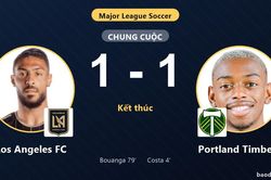 Chia điểm trước Portland Timbers, Los Angeles FC cùng đối thủ giành vé vào vòng 1/16