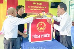 Xã Mỹ Sơn có 4.168 hộ tham gia bầu trưởng thôn