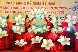 Hơn 300 nghệ nh&acirc;n, diễn vi&ecirc;n giao lưu văn nghệ tại phường Nghĩa Lộ