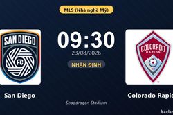Nhận định San Diego vs Colorado Rapids: Điểm nóng cuộc đua tốp đầu
