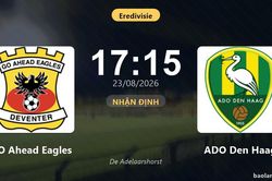 Nhận định GO Ahead Eagles vs ADO Den Haag: Cơ hội bám đuổi ngôi đầu