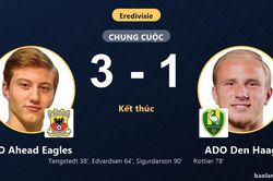 Hạ ADO Den Haag, GO Ahead Eagles chen ch&acirc;n v&agrave;o top 3 Eredivisie