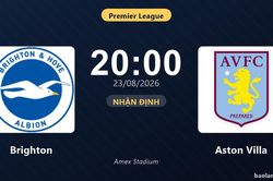 Nhận định Brighton vs Aston Villa: Điểm n&oacute;ng cuộc đua tốp đầu