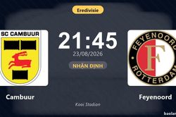 Nhận định Cambuur vs Feyenoord: Điểm n&oacute;ng cuộc đua tốp đầu
