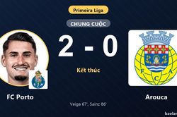 Hạ gục Arouca, FC Porto áp sát nhóm dẫn đầu Primeira Liga