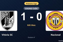 Thống kê trận đấu Vitória SC 1-0 Nacional: Gustavo tỏa sáng, Vitória SC giành trọn 3 điểm
