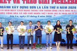 Tổng kết và trao giải pickleball Hội thao ngành Xây dựng Sơn La lần thứ II, năm 2026