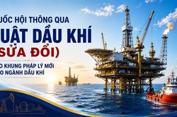 Luật Dầu khí (sửa đổi): 5 nhóm chính sách lớn thúc đẩy phát triển ngành dầu khí