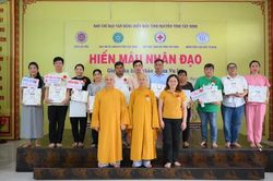 Tây Ninh: 398 đơn vị máu được hiến tặng trong chương trình 'Giọt máu hiếu thảo - mùa Vu lan'