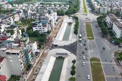 Đường Xuân Tảo đổi thay nhờ dự án chống ngập