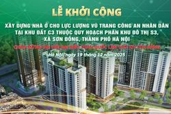 Confitech Tây Hà Nội nhận gần 4,3ha đất xây nhà ở cho lực lượng vũ trang