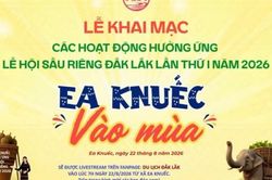 Livestream lễ khai mạc các hoạt động hưởng ứng Lễ hội Sầu riêng Đắk Lắk tại Xã Ea Knuếc