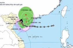 Thời điểm bão số 4 ảnh hưởng trực tiếp đến đất liền ven biển