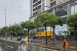 C&ocirc;ng an H&agrave; Nội khuyến c&aacute;o an to&agrave;n PCCC&CNCH khi mưa lớn, ngập lụt, c&acirc;y đổ