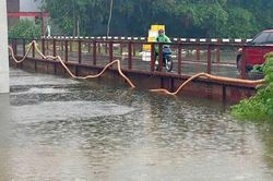 Xã Hưng Đạo tạm dừng lưu thông qua 3 cầu do nước lũ dâng cao
