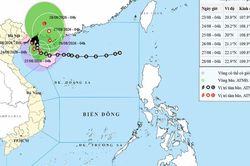 Bão số 4 quần thảo trên vùng biển Quảng Ninh - Hải Phòng gây mưa cực lớn