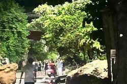 Hàng loạt tảng đá lớn trên núi lăn trúng nhà dân, đè bẹp ô tô