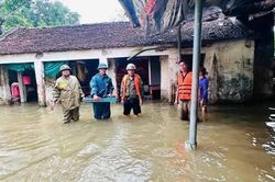 Bắc Ninh: Nước lũ trên các sông vẫn ở mức cao