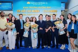 Vietnam Airlines chính thức khai trương đường bay Thành phố Hồ Chí Minh-Colombo