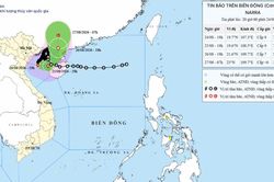 B&atilde;o số 4 c&oacute; xu hướng đi ra xa khu vực đất liền nước ta