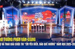 Đại tướng Phan Văn Giang dự và trao giải Cuộc thi 'Em yêu biển, đảo quê hương' năm học 2025-2026