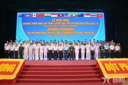 Khai mạc chương trình giao lưu huấn luyện học viên sĩ quan hải quân quốc tế